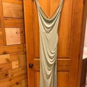 NWT, women’s medium semi-final teal (greenish blue) dress.